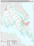 St. Mary's Wall Map Premium Style